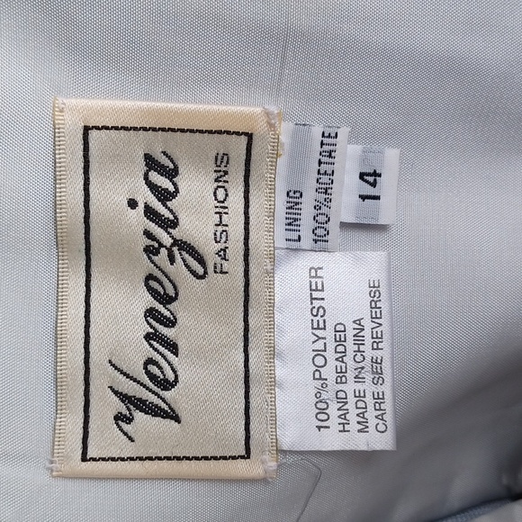 Venezia Fashions Strapless Beaded Column Gown NEW- Sz. 14 - Picture 2 of 11